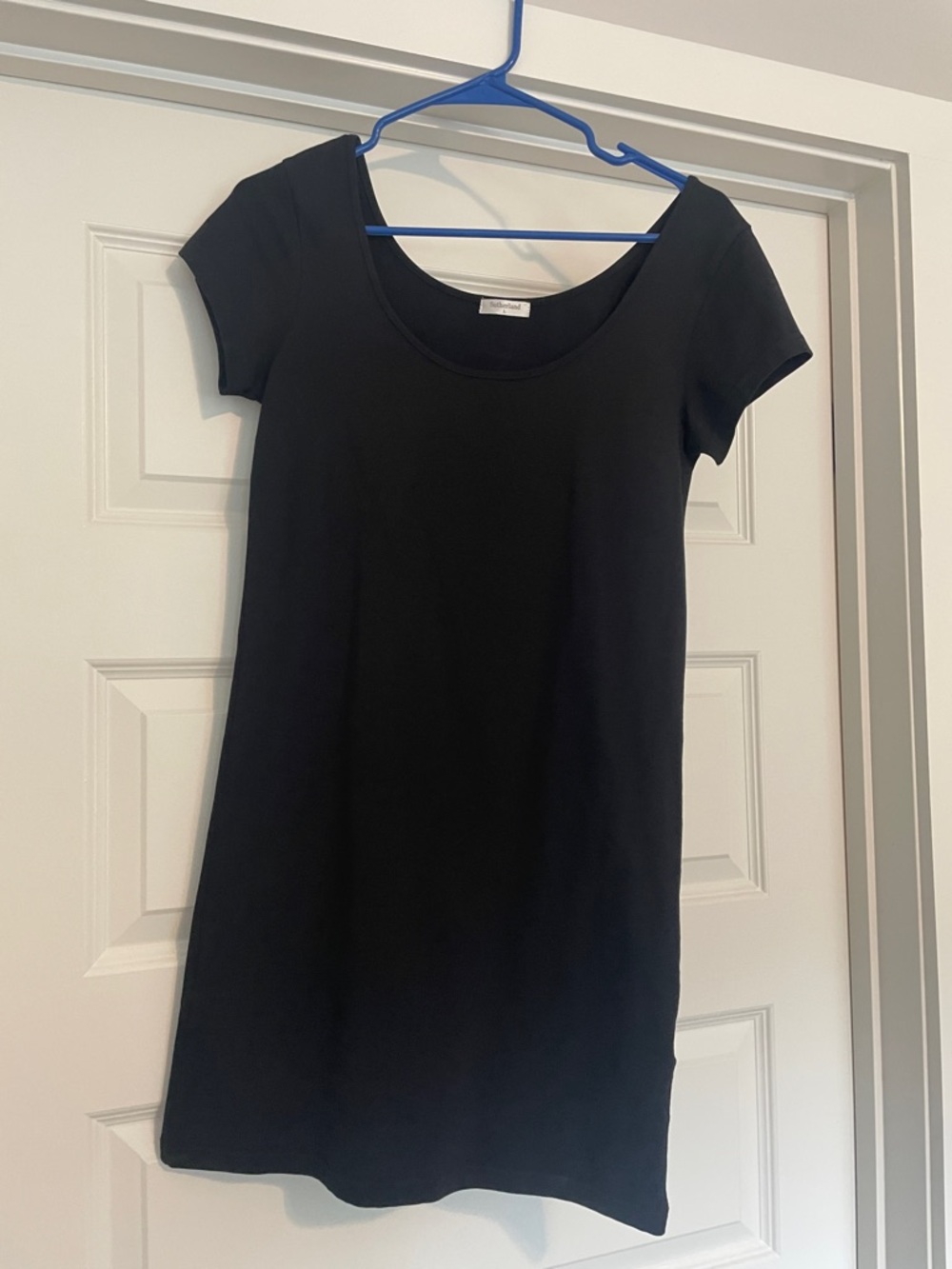 Sutherland Black Scoop Neck Dress